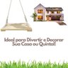 Balanço Infantil Rustico 50 Cm com Corda Resistente 100 Kg - 4