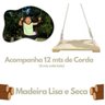 Balanço Infantil Rustico 50 Cm com Corda Resistente 100 Kg - 7