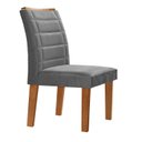 Ver imagem 5 de Conjunto Sala de Jantar Tampo 200x90cm Vidro/mdf Genova com 8 Cadeiras Smart Plus