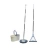 Kit Mop Limpeza Giratório Giro Fit e Rodo Mágico Mop Esponja - 4