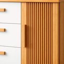 Ver imagem 3 de Cômoda Andorinha 1 Porta 4 Gavetas Valdemóveis