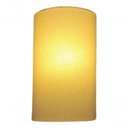 Ver imagem 2 de Arandela Meia Cana Vivare Md-2031 Cúpula em Tecido 30-18x16cm - Bivolt Algodão-crú 127-220v