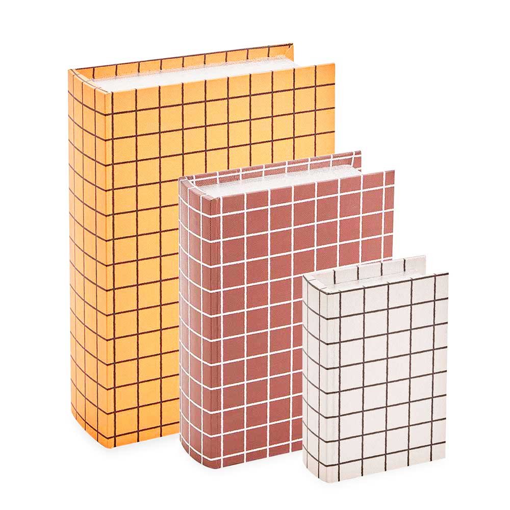Caixa Livro Quadriculado 30cm - 2