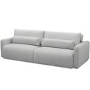 Ver imagem 6 de Sofá Retrátil Reclinável para Sala de Estar Living 270cm Sevilha F04 Bouclê Cinza - Lyam Decor