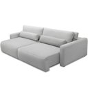 Ver imagem 7 de Sofá Retrátil Reclinável para Sala de Estar Living 270cm Sevilha F04 Bouclê Cinza - Lyam Decor