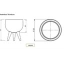 Ver imagem 2 de Vaso Redondo 39cm Decore Japi