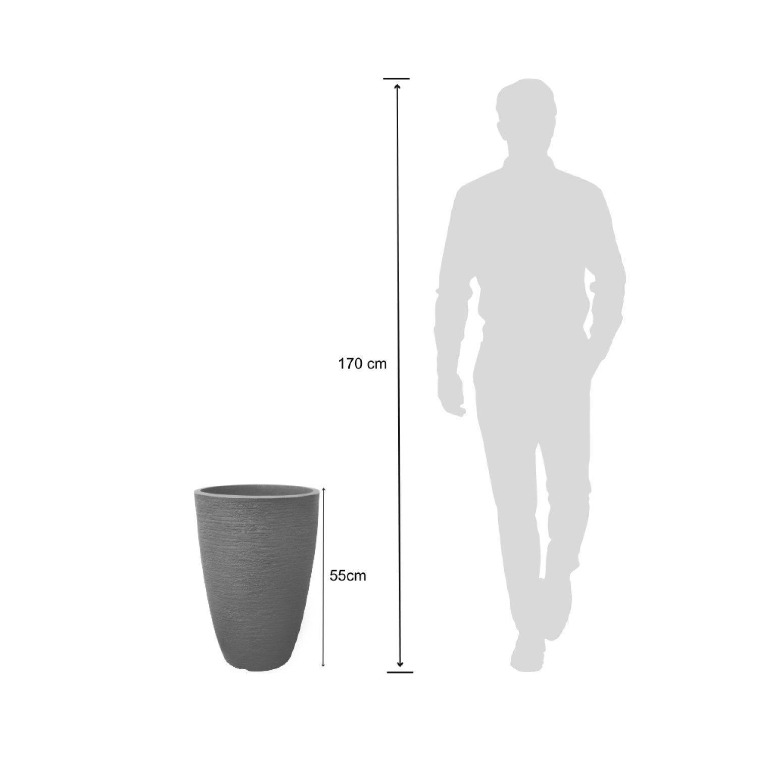 Vaso Decorativo Conico Moderno  38 - 4