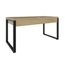 Ver imagem 7 de Mesa Diretor c/01 Gav. 150x70x75cm Yon YOME71501G Vermont Oak - Est.Preta