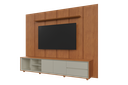 Ver imagem 4 de Conjunto Painel Dominus + Rack Premium Off White/Naturalle sem Extensão do Rack Mavaular