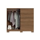 Ver imagem 7 de Guarda Roupa +cômoda 2 Peças Qc330 Jatoba/areia - Santos Andirá
