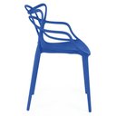 Ver imagem 4 de Kit 2 Cadeiras de Jantar Allegra Prática Empilhável - Azul Petróleo