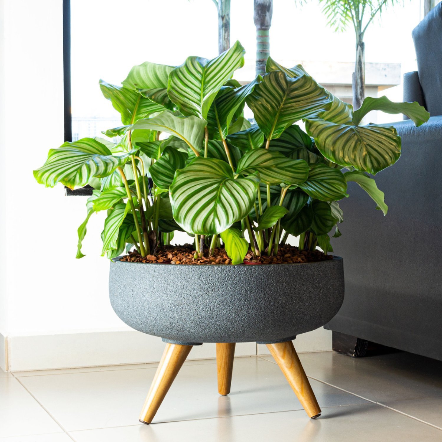 Vaso Decorativo Redondo Decore 45cm Japi - 2
