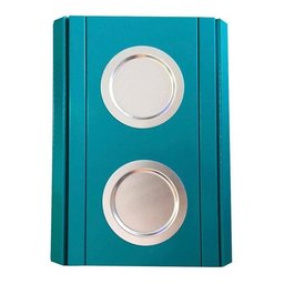 Esteira Decorativa Laqueada Apoio Sofá Alumínio Azul Tiffany - 3