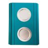 Esteira Decorativa Laqueada Apoio Sofá Alumínio Azul Tiffany - 3