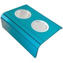 Ver imagem 1 de Esteira Decorativa Laqueada Apoio Sofá Alumínio Azul Tiffany