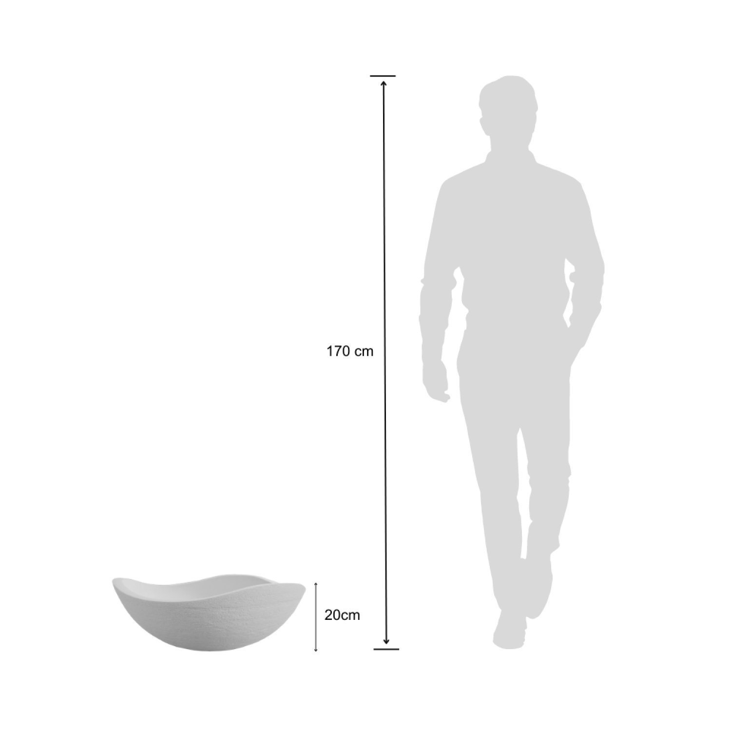 Bacia Decorativa para Plantas Wave 55 - 4