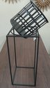 Ver imagem 5 de Cachepô Vaso Decorativo Planta Metal 65x28x28cm Preto