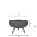 Ver imagem 2 de Vaso Decorativo Redondo Decore 45cm Japi