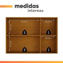 Ver imagem 5 de Armário Aéreo de Cozinha 100% Mdf 3 Portas Reflecta 1,20m Lais