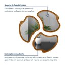 Ver imagem 6 de Conjunto 3 Espelhos Orgânicos Moldura em Mdf Miraggio