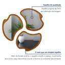 Ver mais imagens de Conjunto 3 Espelhos Orgânicos Moldura em Mdf Miraggio