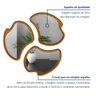 Conjunto 3 Espelhos Orgânicos Moldura em Mdf Miraggio - 8