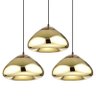 KIT - 3 x luminárias Void - Berlim - Dourado - 1