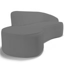 Ver imagem 7 de Sofá 3 Lugares Curvo Sala de Estar Living Firenze Direito D02 Corano Cinza 230 cm C-03 - Lyam