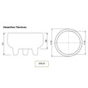 Ver imagem 3 de Vaso Redondo com Pés 45 Jappi