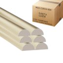 Ver imagem 1 de Meia Curva 599 Champanhe Poliest 3,7cm Santa Luzia (cx 6br)