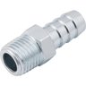 Espigão Fixo Macho para Mangueira 3/8 Rosca 1/4 Npt Aço Zi - 2