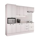 Ver imagem 2 de Armário de Cozinha Completa com Balcão Milla Light Carraro Branco
