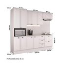Ver imagem 5 de Armário de Cozinha Completa com Balcão Milla Light Carraro Branco