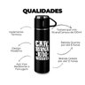 Garrafa Térmica 500 Ml com 3 Xícaras Café Torna Tudo Possível Presente Super - 3
