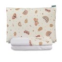 Ver imagem 1 de Jogo de Lençol Mini Cama 3 Peças 100% Algodão Montessoriano Moderninhos:hippie Chic