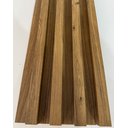 Ver imagem 1 de Painel Ripado Interno de Composto Plastico e Madeira Wpc 160242900 Cor Freijo