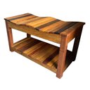 Ver imagem 1 de Banco Ripado Sapateira Madeira Demolição Banqueta Banco Jardim Minas Arte Própria Banco 70 Cm