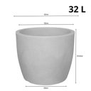 Ver imagem 3 de Vaso Liso Redondo 42 Japi