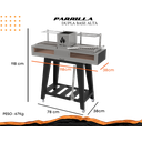 Ver imagem 2 de Churrasqueira Hotbox Parrilla Dupla Grelha Argentina + Uruguaia - Base Alta