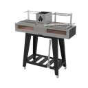 Ver imagem 1 de Churrasqueira Hotbox Parrilla Dupla Grelha Argentina + Uruguaia - Base Alta