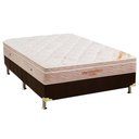 Ver imagem 1 de Cama Box Casal: Colchão Espuma Ortobom Viscomemory + Base CRC Suede Brown(138x188)