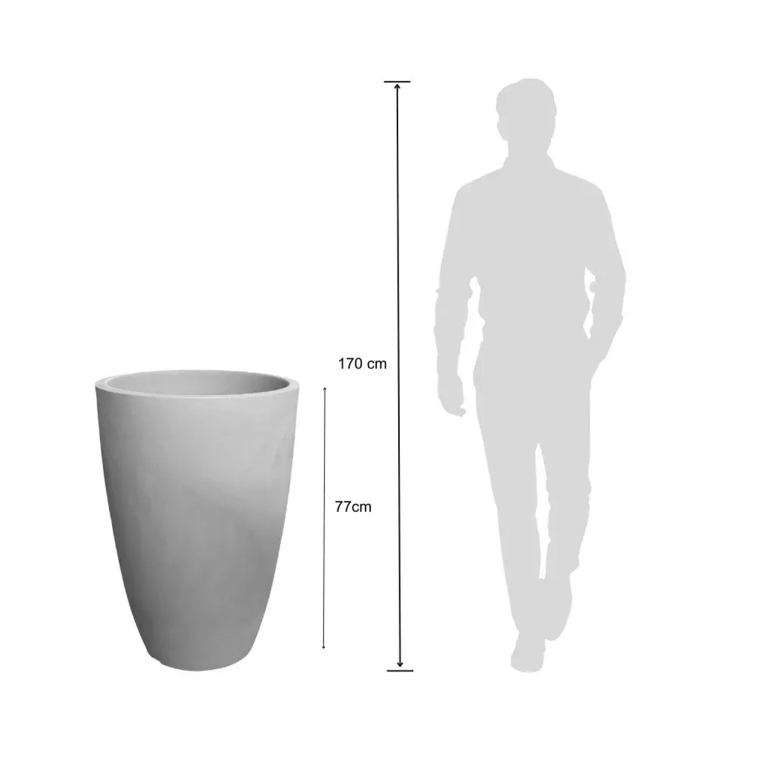 Vaso Liso Cônico 53 Japi - 4