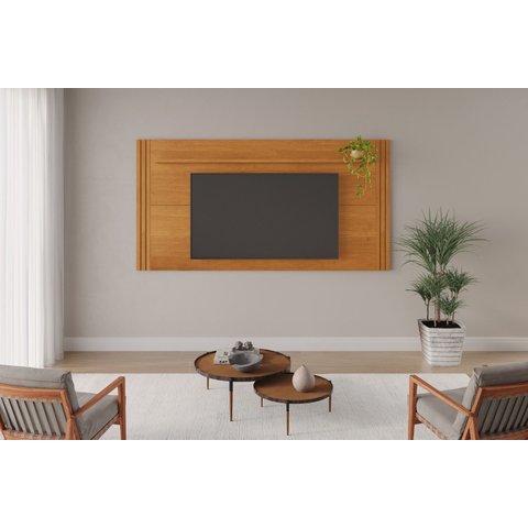 Painel para Tv até 70'' Trunfo com Prateleira:cinamomo