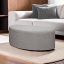 Ver imagem 2 de Puff Orgânico Palermo 100cm Bouclê - Sofa Store:bouclê Cinza