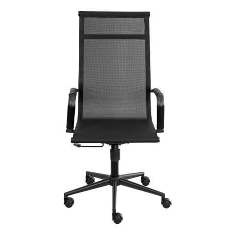 Cadeira de Escritório Office Alta 3303 Tela Mesh:preta