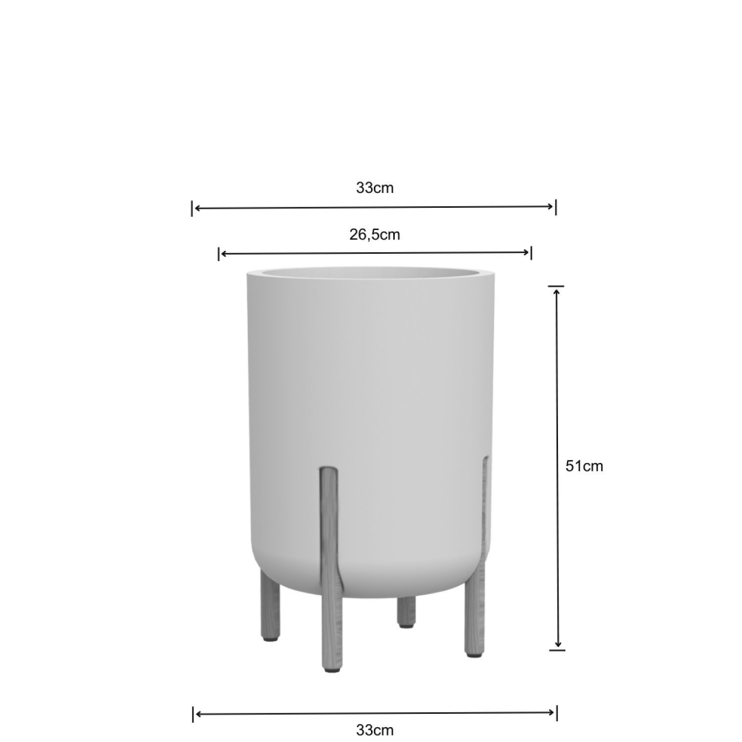 Vaso Cilíndrico Decore 34 - 2