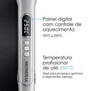 Ver imagem 3 de Prancha Alisadora Progressiva Mondial Ultra Liss Pro 250°C Bivolt Prata - P-02-Pro