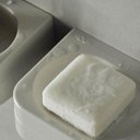 Ver imagem 2 de Kit 4 Acessórios para Banheiro Fixação Adesivo Bege Porta Shampoo Toalheiro Papeleira Tampa Eleve