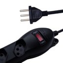 Ver imagem 3 de Filtro de Linha 3 Tomadas 10a Bivolt Cabo 1,2m Qualitronix