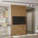 Ver imagem 3 de Painel Ripado 1.4 para Tv até 60 com 2,50 X 1,41 Emily-nature Fosco - Edecasamoveis